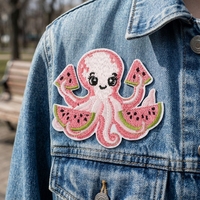 En gros, Patchs brodés thermocollants thème Plage d'été et Île, Motifs Tournesol, Dauphin, Tortue de mer, pour Vêtements, Sacs à dos, Sacs et Projets DIY