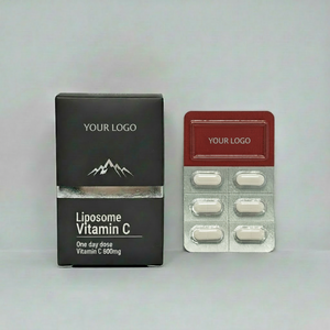 วิตามินซีแบบเม็ดสำหรับผู้ใหญ่ ยี่ห้อสินค้าสั่งผลิต  ลิโปโซมดิสเพลย์  ดูดซึมได้ดี  ไม่ระคายเคืองกระเพาะอาหาร  บำรุงสุขภาพ  เสริมภูมิคุ้มกัน  รับประทานทุกวัน - Product Image 2