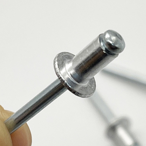 Remaches de impacto de extremo abierto DIN7337 con cabeza abombada zincada, remaches ciegos de aluminio y acero 3.2/4.0/4.8 para <span class=keywords><strong>remachadora</strong></span> - Product Image 3