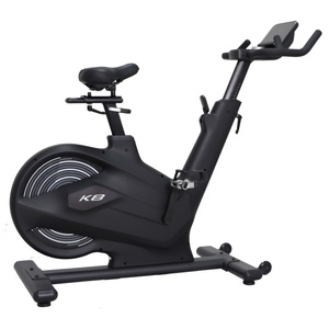 Bicicleta de <span class=keywords><strong>Spinning</strong></span> Magnética K-FIT GSP2303 con Pantalla LED, Volante de Inercia de 18 kg, Transmisión por Correa Autoalimentada, Consola Bluetooth, Ciclismo Indoor - Product Image 5