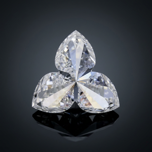 Diamante único de corte trillón, cultivado en laboratorio, color D-F, pulido excelente, claridad CVD VVS-VS, para la fabricación de joyas para mujer y personalización. - Product Image 1