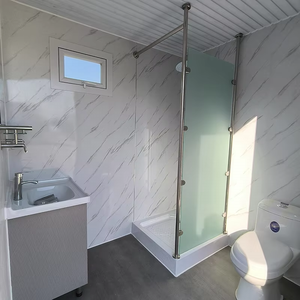 Mobile Guangzhou <strong>Outhouse</strong> for Sale Vip Wc <strong>20ft</strong> Shipping <strong>Container</strong> Cabin Toilette Portatif Sandwich Panel Luxury Portable Toilet - Product Image 6