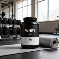 Poudre de protéines puissante pour l'amélioration musculaire, formule personnalisée OEM, complément nutritionnel pour booster l'énergie quotidienne pendant l'entraînement