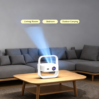 Proyektor Pintar Android 13 A6 Putih Baru 1080p Mini Home Theater Portabel 3D Ready HIFI Stereo Speaker Internal 420 Lumens