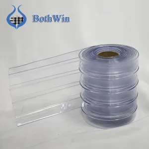 Cortina de tira de PVC flexible transparente Servicios de procesamiento de corte de moldeado polar para congeladores Hojas de plástico Categoría de producto