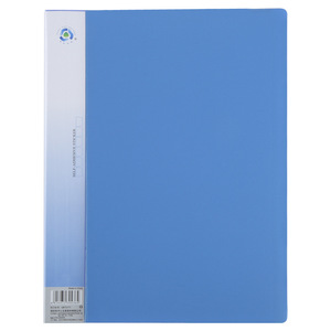 Comix Clear Book A4 10-Pouch <b>File</b> Folder <b>Document</b> Holder Blue Office Use - Product Image 2