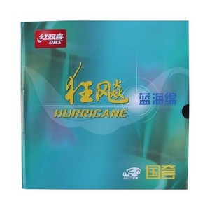 Raqueta de <span class=keywords><strong>Tenis</strong></span> de Mesa DHS Double Happiness Hurricane 3 National NEO con Esponja Azul y Goma Antiadherente para <span class=keywords><strong>Tenis</strong></span> de Mesa y Bádminton - Product Image 2