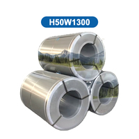 Koil Baja Silikon Berlapis Tanpa Orientasi Gulungan Dingin 5.8 Low Core Loss H50W1300 |   Baja Listrik Induksi Tinggi 1.74T untuk