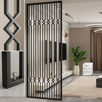 Paravent décoratif de luxe en acier inoxydable 304 découpé au laser pour la décoration d'une pièce, idéal pour les mariages, les hôtels et les halls d'entrée.
