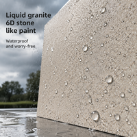 Peinture extérieure en pierre véritable toutes saisons avec stabilité anti-gel pour bâtiments résidentiels en régions froides