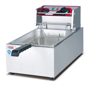 OUTE Series Counter Top Commercial 6L Electric Fryer For Potato Chip Fryer for sale