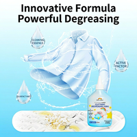 Dégraissant concentré pour vêtements biodégradable et respectueux de l'environnement, formule liquide à pH neutre, 80%+ d'ingrédients actifs pour bébé