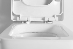 <span class=keywords><strong>WC</strong></span> suspendu en céramique à citerne dissimulée, à sortie verticale (P-trap), économique, pour salles de bain résidentielles et de villas - Product Image 3