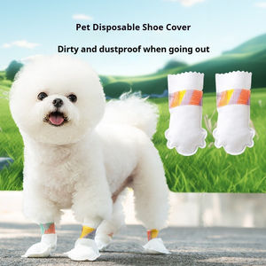 FishPrincess cão pequeno <span class=keywords><strong>Pet</strong></span> meias impermeáveis descartáveis cão sapatos com anti-derrapante Recurso para Paw Cobertura - Product Image 2