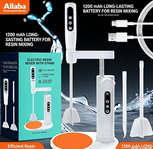 Mezclador de Resina Eléctrico Mejorado, Agitador de Epoxi Recargable, Estación de Mezcla Manos Libres para Resina, Silicona y Proyectos de Manualidades - Product Image 5