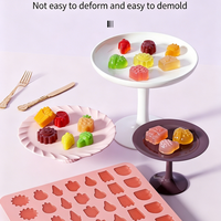 Moule à gâteau en silicone écologique en forme d'aliments DIY, moule rond pour pudding, mousse, bonbons, chocolat, savon, design personnalisable