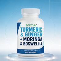 Capsules OEM de Curcuma, Moringa, Gingembre, Boswellia, Safran avec Cannelle de Ceylan, Cerise acidulée, Ail, Ortie, Basilic sacré – Complément alimentaire