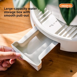 Plateau à roulettes pour plantes, support rond à roulettes pour plantes, pour jardin et usage domestique - Product Image 2