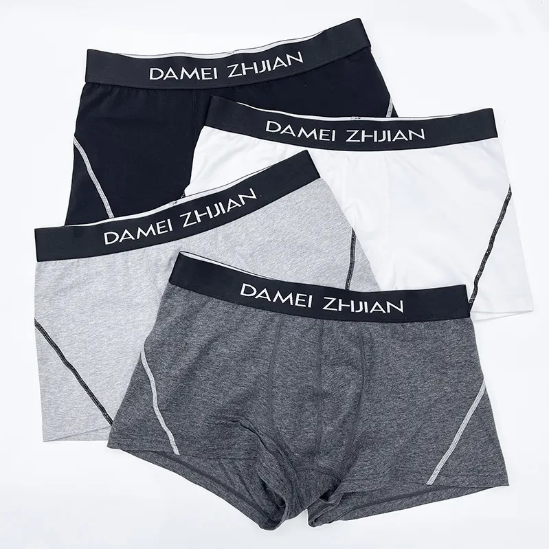 Brand Men's Wholesale Underwear Boxer Shorts Cotton Seamless Underwear