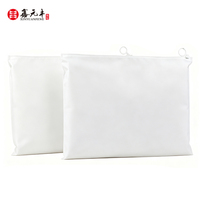 Sacs à fermeture éclair CPE blanc mat avec anneau de traction, réutilisables, en plastique, pour l'emballage de vêtements, bijoux et accessoires – Fournisseur Populaire