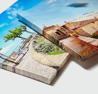 Impressions d'art sur toile en gros avec cadre en bois naturel, qualité d'impression Epson claire, encre sûre, œuvres d'art personnalisées, toile encadrée pour galerie