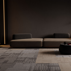 Alfombra Modular Comercial Moderna para Oficina, 50x50, Polipropileno, Base de PVC, Bucle, Ecológica, Antideslizante - Product Image 2