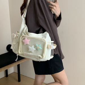 Individuelle Kawaii Stern-Ita-Tasche für Mädchen, Niedliche Transparente Display-Schultertasche mit Klarem Fenster - Product Image 6