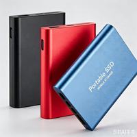 Unidad de Estado Sólido (SSD) Negra/Roja/Negra al por Mayor, SATA USB 3.0, hasta 1TB 2TB 4TB 8TB, Disco Duro Externo PSSD para Laptop y PC