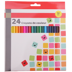 Boîte personnalisée <span class=keywords><strong>de</strong></span> 7 pouces, crayons à <span class=keywords><strong>dessin</strong></span> doux pour enfants, ensemble <span class=keywords><strong>de</strong></span> 24 crayons <span class=keywords><strong>de</strong></span> couleur, crayons <span class=keywords><strong>de</strong></span> couleur 24 couleurs par paquet - Product Image 6