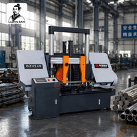 Scie à ruban horizontale industrielle entièrement automatique GZ4240 pour la découpe de métaux, idéale pour les tuyaux de grand diamètre