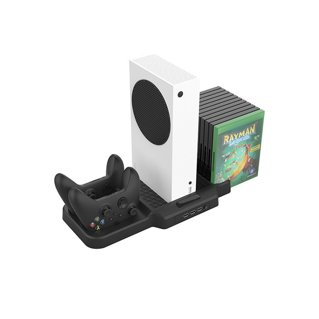 SYY Multi-Function Charging Storage Stand for Xbox Series X S Console Cooling Fan Accessories