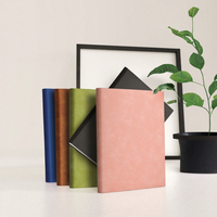 Carnet A5 en cuir PU avec reliure cousue, logo personnalisé, journal cadeau pour réunions d'affaires et bureaux, vente en gros
