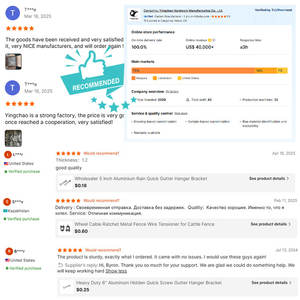 Gouttière en aluminium de 6 pouces / Support de gouttière / Embout / Descente d'eau / Sortie / Protection de gouttière de type K / Système de drainage des eaux pluviales - Product Image 6