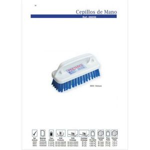 Spazzola per Pulizia Mani Multusco 160x48x40 mm con Setole in Nylon Blu e Manico in Plastica fino a 350g per Uso Domestico - Product Image 1