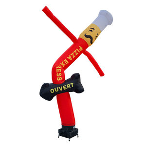Modèle gonflable publicitaire de clown, danseur à double ou simple jambe, pour animation d'ouverture d'événements, motif Air Dance Star Beckons Cartoon Airman - Product Image 2