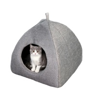 Lits pour chats et chiens en daim MLX - Épais, respirants, chauds, pour toutes les saisons, pour chiens de petite et moyenne taille, pour l'intérieur