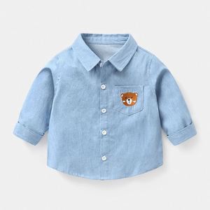 Abrigo de Mezclilla para Niño, Diseño de Primavera y Otoño, Económico, con Bolsillos, Compra en Línea, Venta al Por Mayor - Product Image 1