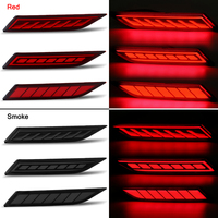 Lampu Bumper Belakang 12V untuk Cross 2023 2024 2025 Lampu Reflektor Tahan Air dengan Fungsi Lampu Rem dan Sein