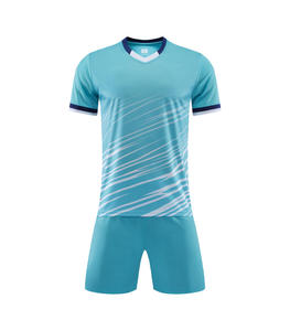 2025 Nieuwe Custom Unisex Voetbalshirts Volwassen Set Naamprint OEM Supply Service 100% Polyester Ademend Snel Droogend - Product Image 3