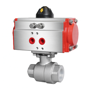 Vanne à bille pneumatique à commande d'air à double action à deux voies COVNA, réduction tarifaire, en acier inoxydable 304 - Product Image 4