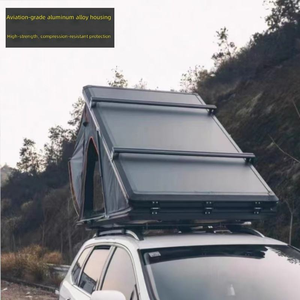<span class=keywords><strong>Tente</strong></span> de toit rigide en aluminium pour <span class=keywords><strong>4x4</strong></span> tout-terrain, modèle triangle à clapet, pour pick-up, vente en gros, directement de l'usine - Product Image 4