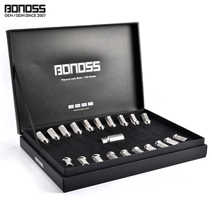 น็อตล็อคล้อ ONOSS ผลิตจากไทเทเนียมเกรด 10 แบบ 7 สไปน์ จำนวน 20 ชิ้น/ชุด ขนาด M12x1.25/M12x1.5 สำหรับ Honda Lexus Mazda Dodge - Product Image 1