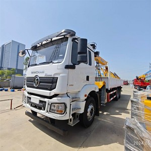 Camion Shacman avec grue à prix d'usine, 6x4, grue à bras droit de 12 tonnes à vendre - Product Image 3