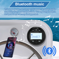 Autoradio marin Grandnavi BT FM AUX USB MP3 étanche IPX5 12V avec éclairage