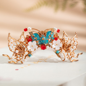 Adornos para el cabello de estilo étnico etéreo, horquillas de cloisonné, accesorios para el cabello estilo Hanfu retro, imitación de estilo antiguo de cloisonné - Product Image 3