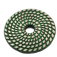 Disque de polissage en pierre JDK, disque de polissage humide en métal de 4 pouces pour le marbre, le granit, le béton, le ponçage des sols, de la fabrique d'outils diamantés