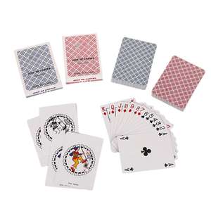 Cartes à <span class=keywords><strong>jouer</strong></span> en plastique PVC imprimées sur mesure et durables pour jeux de société Cartes de poker en plastique étanche avec boîte personnalisée - Product Image 3