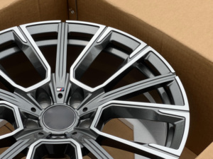 Ruedas forjadas de aleación de aluminio Semi mate negro en stock Rueda delantera 8JX18 Rueda trasera 8.5JX18 5*112 para <span class=keywords><strong>BMW</strong></span> G26 <span class=keywords><strong>I4</strong></span> - Product Image 4