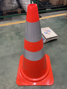 Reflector 1.2kgs 50cm 28*28cm Base Road Cono Safety PVC Traffic Cone Personalizado Naranja Rojo Conos de seguridad - Product Image 5