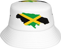Chapeau Bob Drapeau Jamaïcain Tendance Unisexe – Idéal pour l'Été, la Plage et les Activités de Plein Air